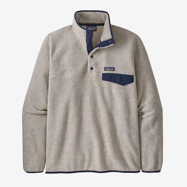 Patagonia Mens Lightweight Synchilla Snap-T Fleece Pullover Oatmeal Heather