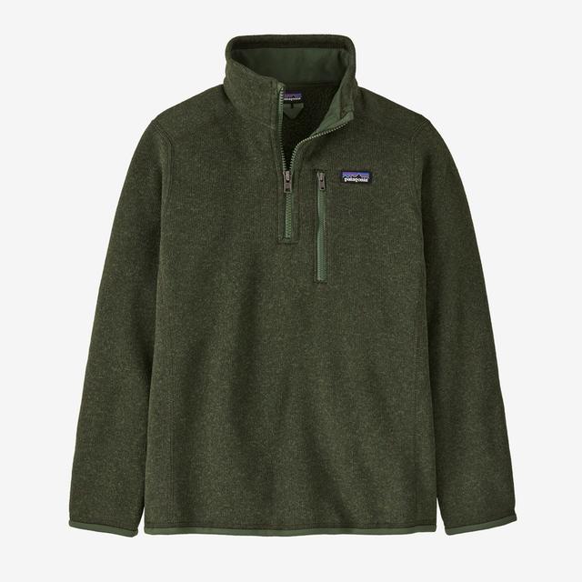 Patagonia Kids&#39; Better Sweater 1/4-Zip TPGN Torrey Pine Green