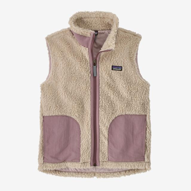 Patagonia Kids&#39; Retro-X Vest NSM Natural w/Stormy Mauve / L