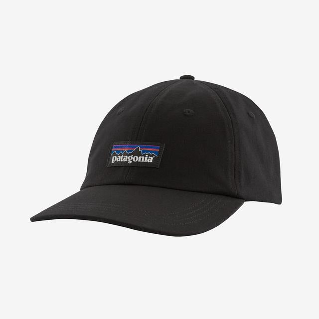 Patagonia P-6 Label Trad Cap BLK Black