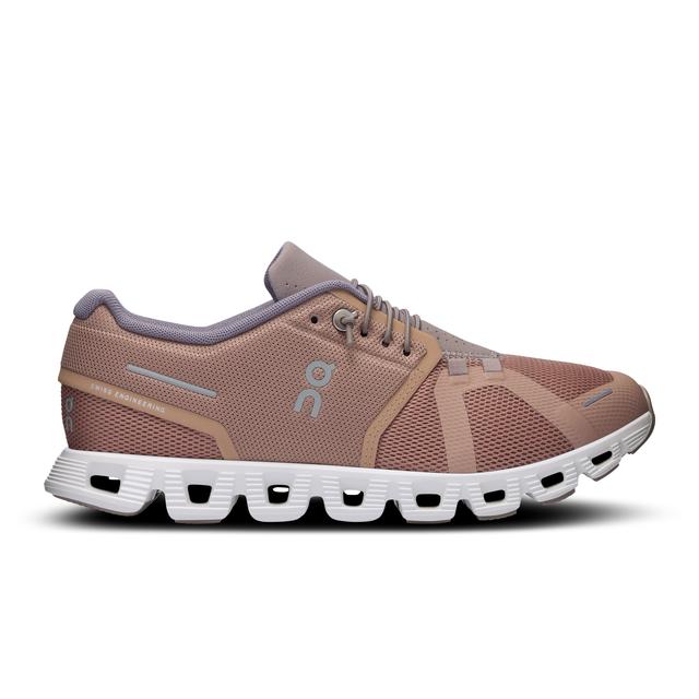 On Running Womens Cloud 5 Rosebrown | Fog