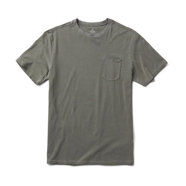 Roark Mens Made to Fade Short Sleeve Tee Washed Military