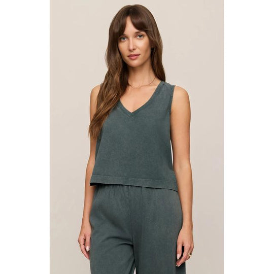 Women's Sloane V-Neck Cotton Jersey Tank