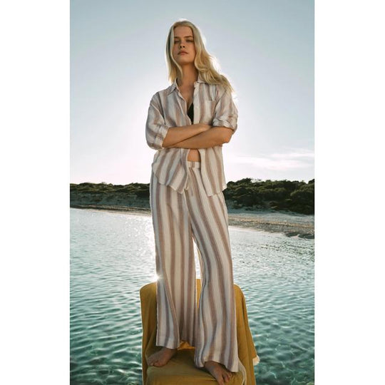 Women's The Perfect Linen Striped Pant