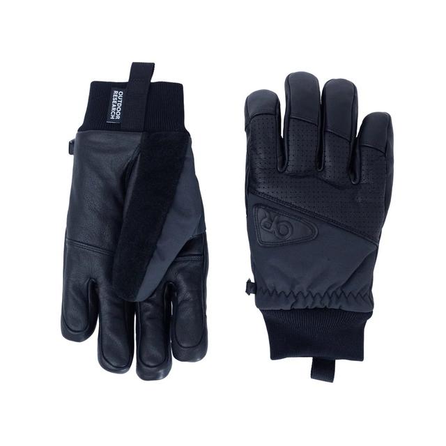 Outdoor Research Snowcrew Leather Gloves 0001 Black