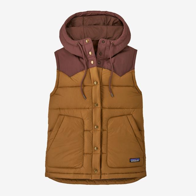 Patagonia W Bivy Hooded Vest HBN Shelter Brown / S