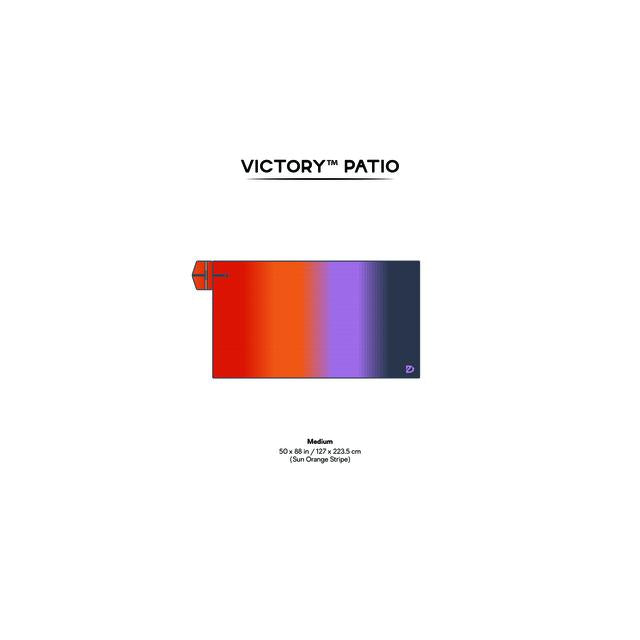 NEMO Victory Patio Blanket Sun Orange Stripe