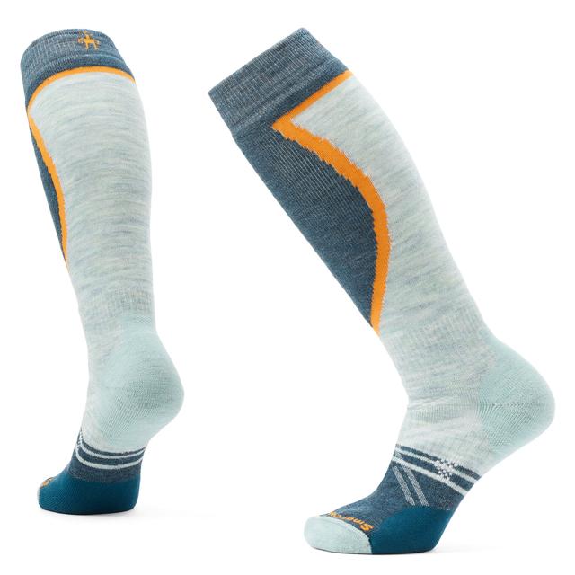 Smartwool Womens Ski Full Cushion Over The Calf Socks B72 Frosty Green