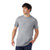 Smartwool Mens Merino Hemp Blend Pocket Tee 545 Light Gray Heather