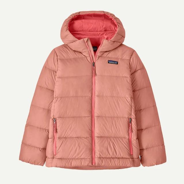 Patagonia Kids Hi-Loft Down Sweater Hoody NTP Moment Pink / M