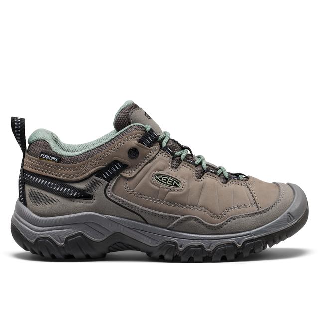 Keen Womens Targhee IV Waterproof Hiking Shoes 023 Steel Grey/Lily Pad
