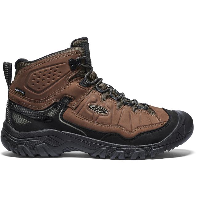 Keen Mens Targhee Iv Waterproof Hiking Boot Bison/Black