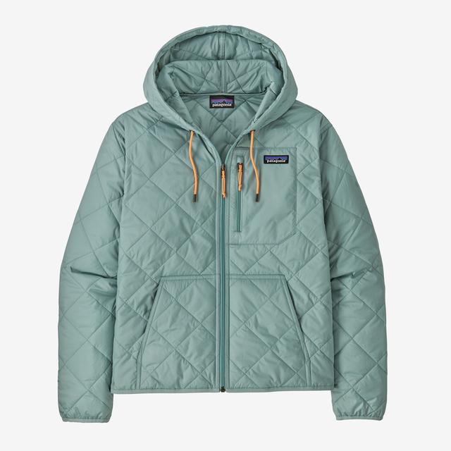 Patagonia Women&#39;s Diamond Quilted Bomber Hoody TMBL Thermal Blue