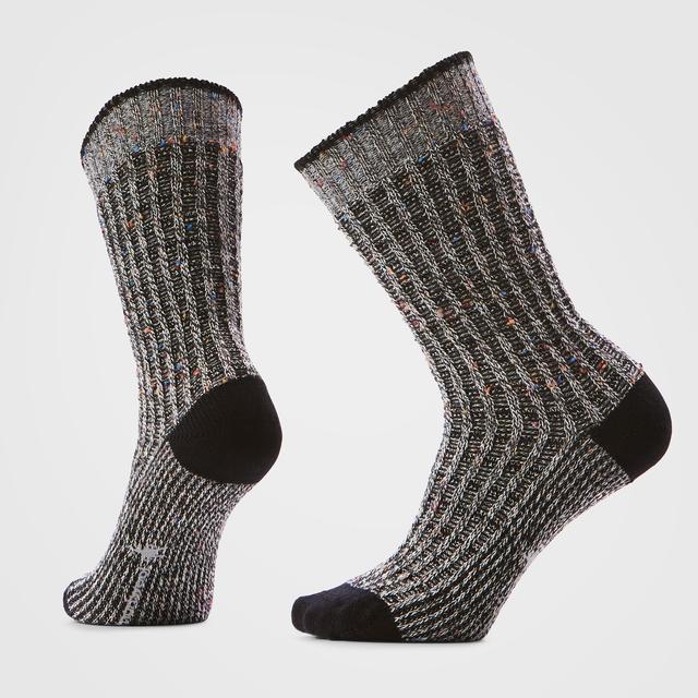 Smartwool Everyday Waffle Press Crew C26 Black/Multi Donegal