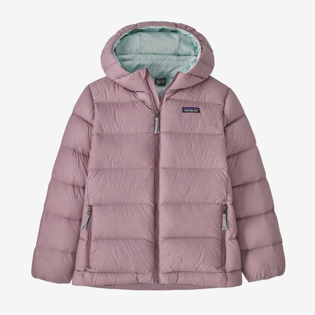 Patagonia Kids&#39; Hi-Loft Down Sweater Hoody STMA Stormy Mauve