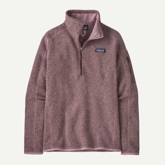 Patagonia Womens Better Sweater 1/4 Zip Stormy Mauve