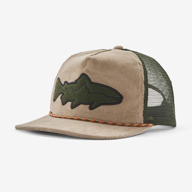 Patagonia Fly Catcher Hat FTSD Fitz Roy Trout: Seabird Grey