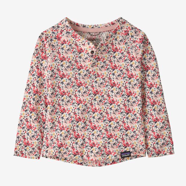 Patagonia Baby Cap MW Henley LIMK Little Isla: Mallow Pink