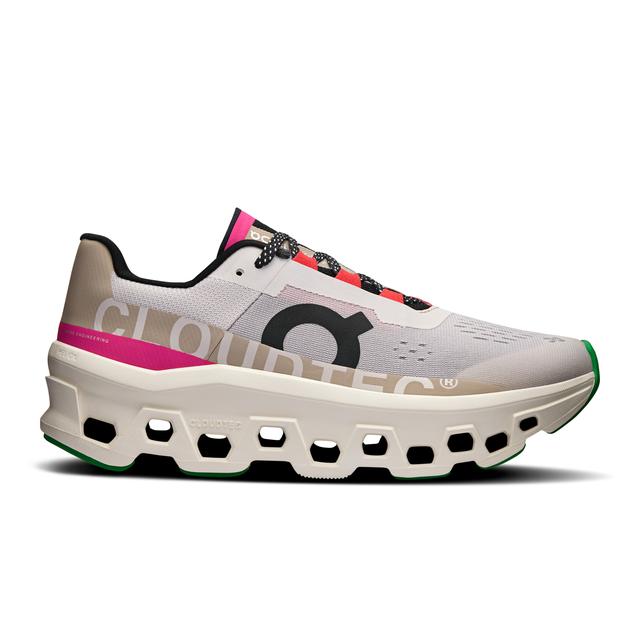 On Running Womens Cloudmonster Silver / Ivory