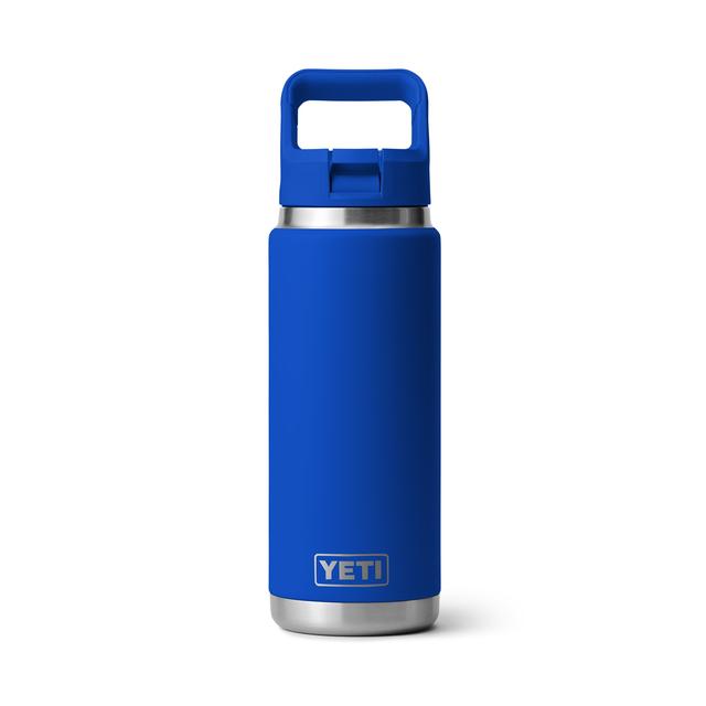 Yeti Rambler 26oz Straw Bottle with Color-Matched Straw Cap Royal Blue