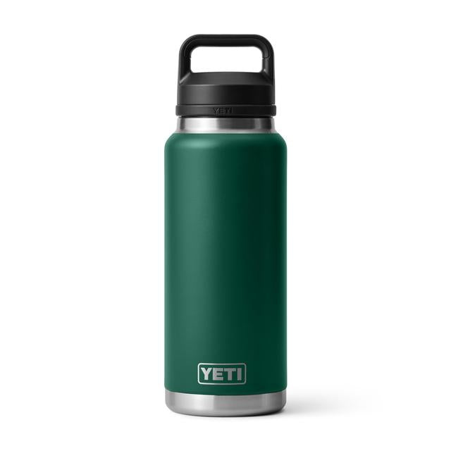 Yeti Rambler 36 oz Bottle with Chug Cap Black Forest Green