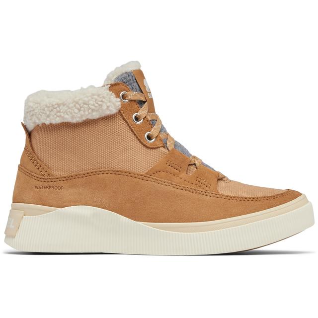 Sorel Womens Out N About IV Mid Sneaker Waterproof 253 Tawny Bawny/Honey White