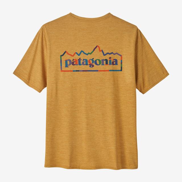 Patagonia Men&#39;s Capilene Cool Daily Graphic Shirt UBTX Unity Fitz: Beeswax Tan X-Dye