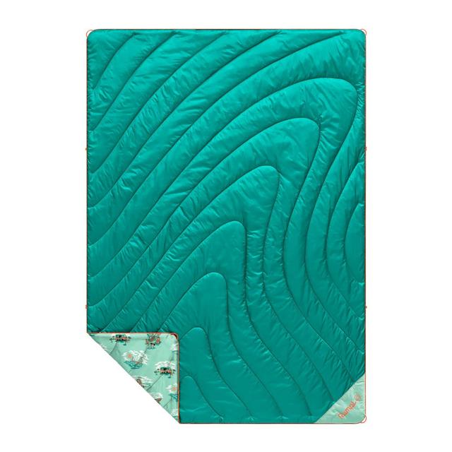 Rumpl Original Puffy Blanket - 1P Aqua Outer Banks
