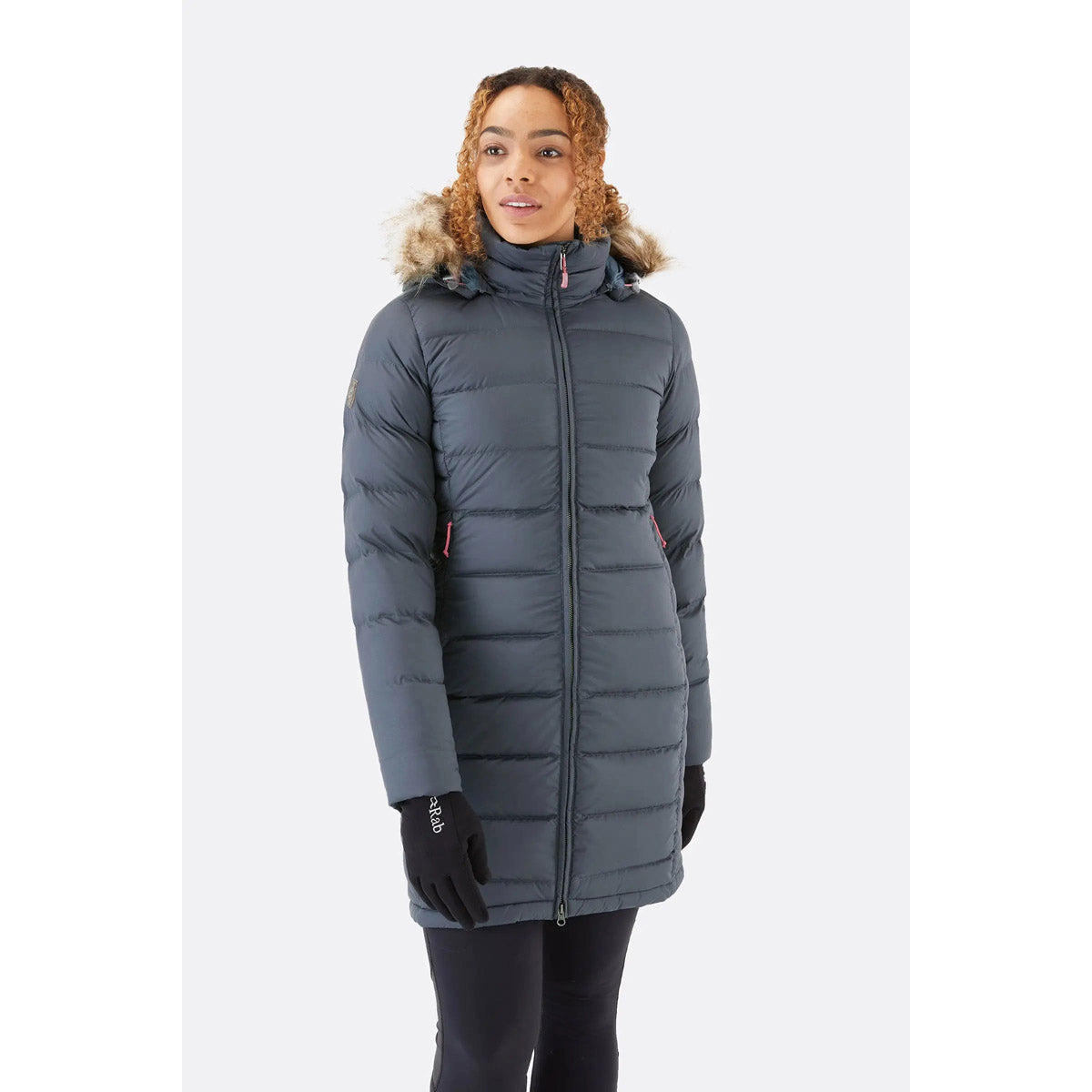 Rab Women's Deep Cover Down Parka Steel