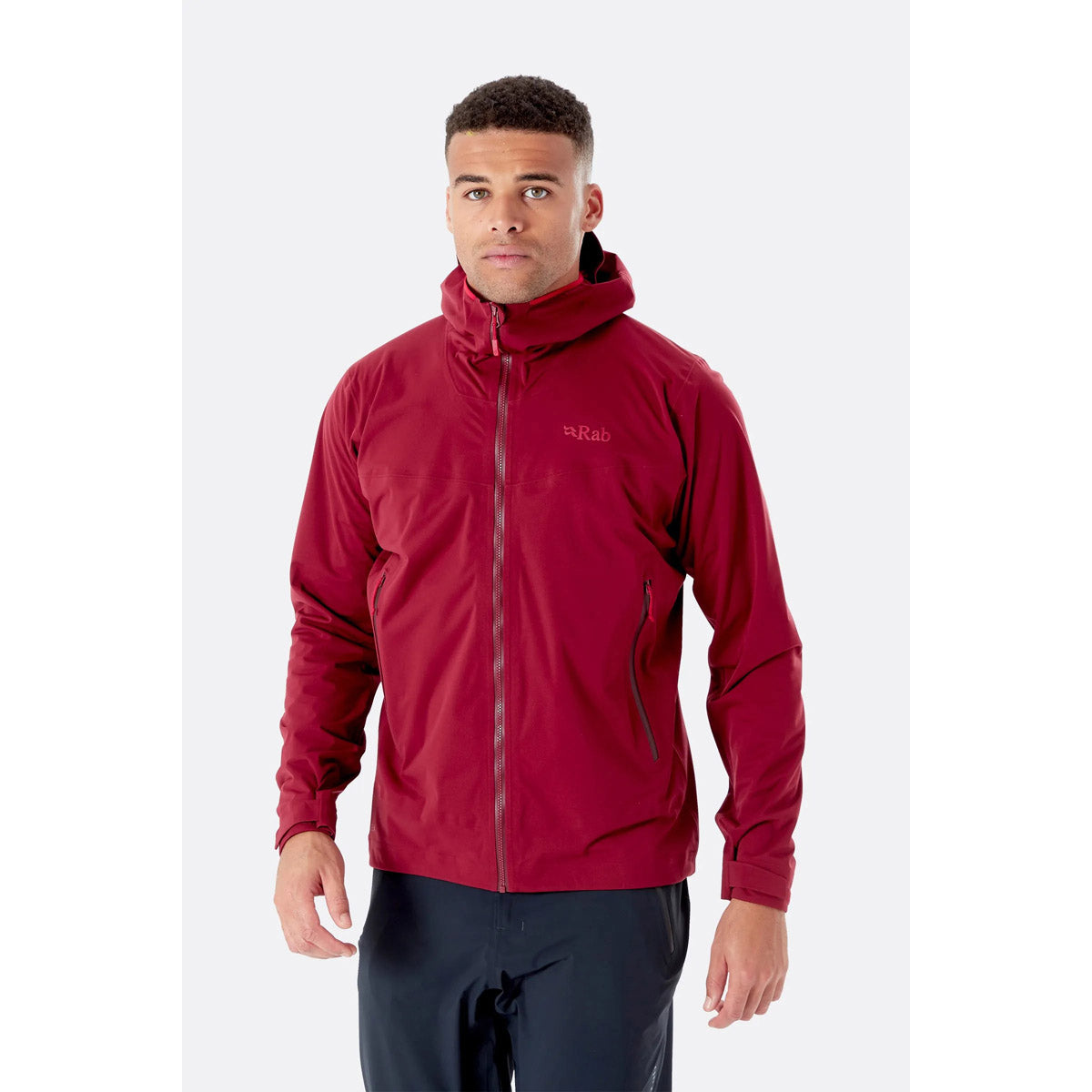 Rab Men's Kinetic 2.0 Waterproof Jacket Oxblood Red