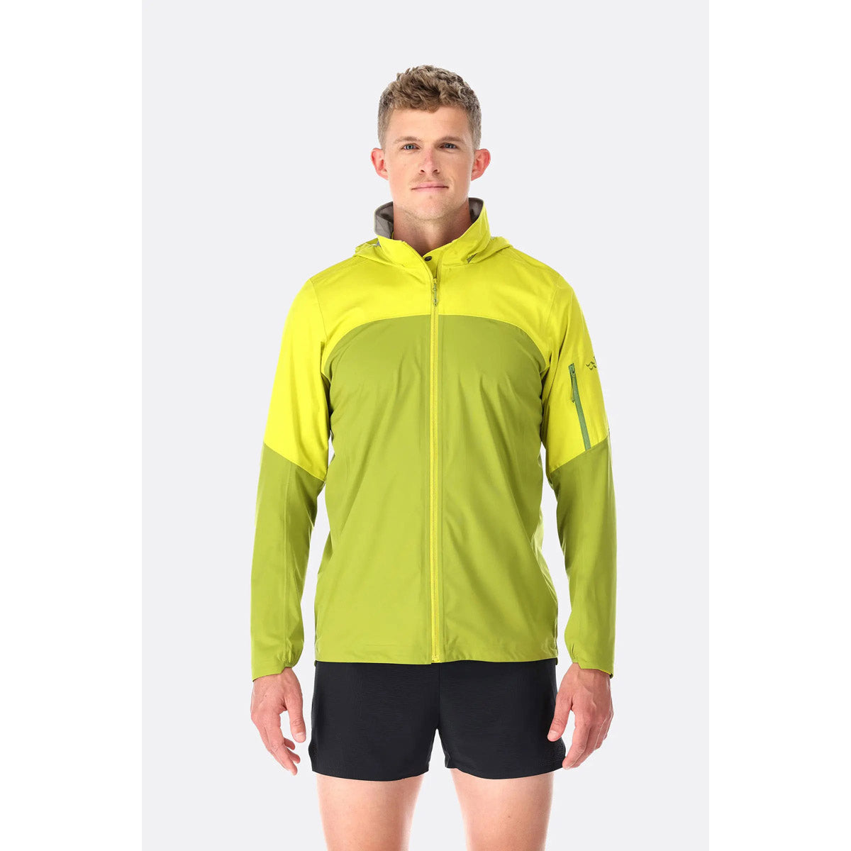 Rab Men's Kinetic Ultra Waterproof Jacket Aspen Green/Zest