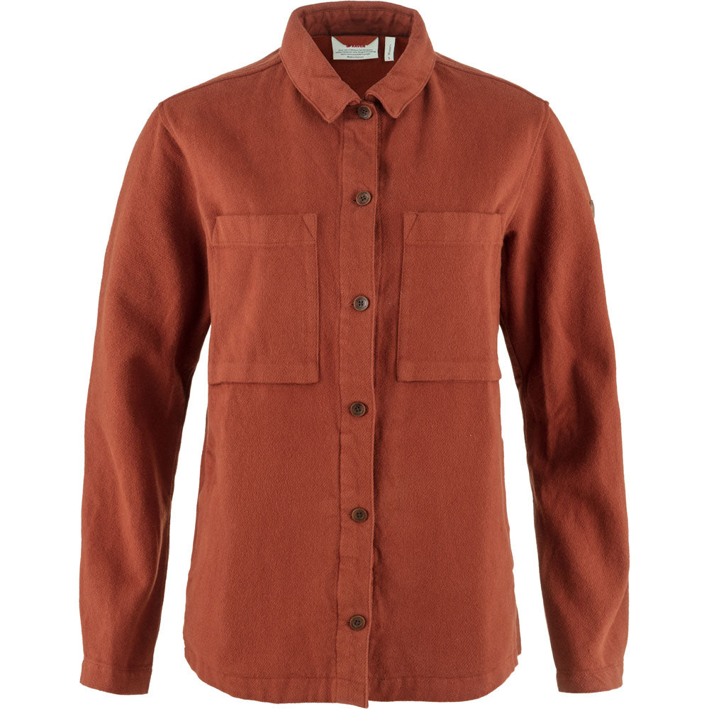 Fjallraven Women's Singi Flannel Overshirt Autumn Leaf