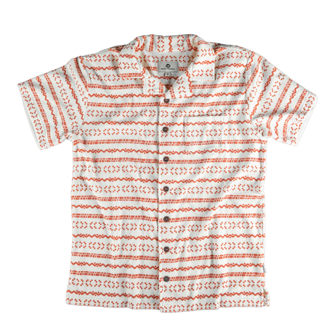 Fayettechill Men&#39;s Greers Terry Shirt Spiced Ecru