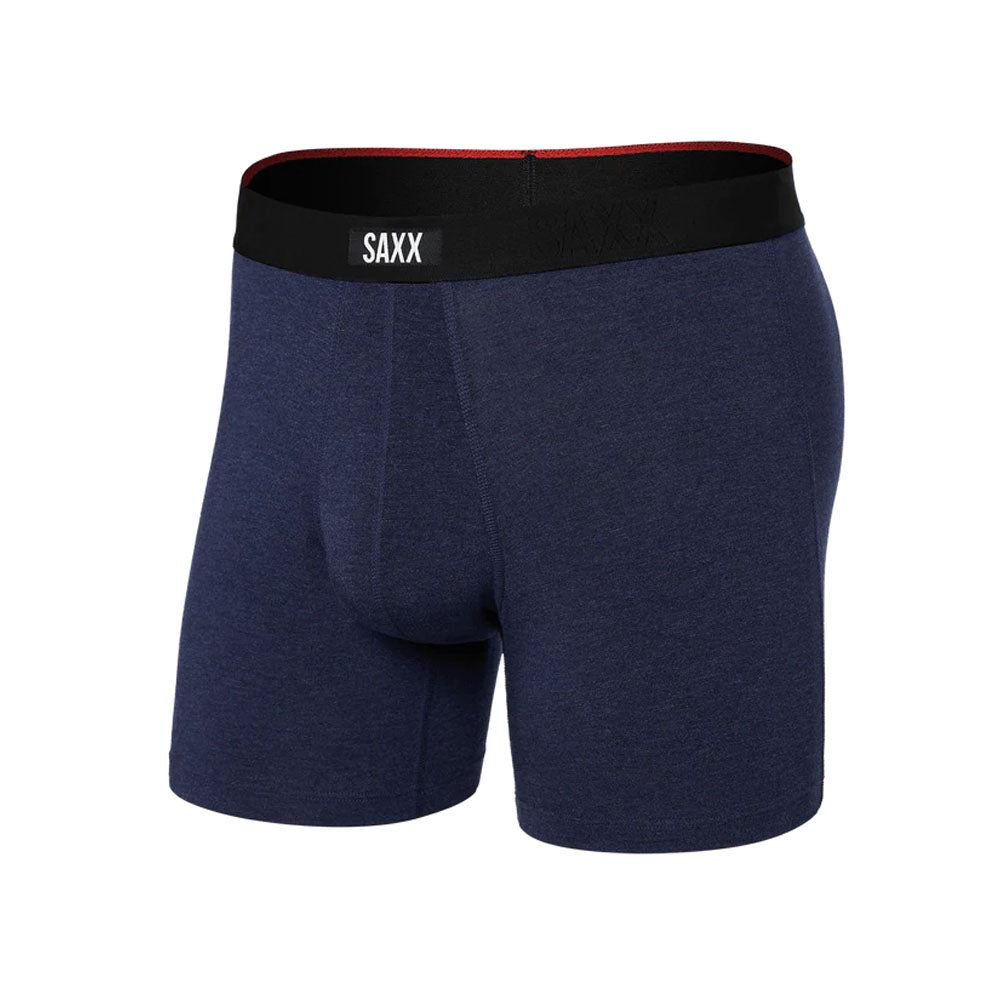 Saxx Underwear Co. Men&#39;s Vibe Xtra Super Soft BB Fly Astro Blue Heather
