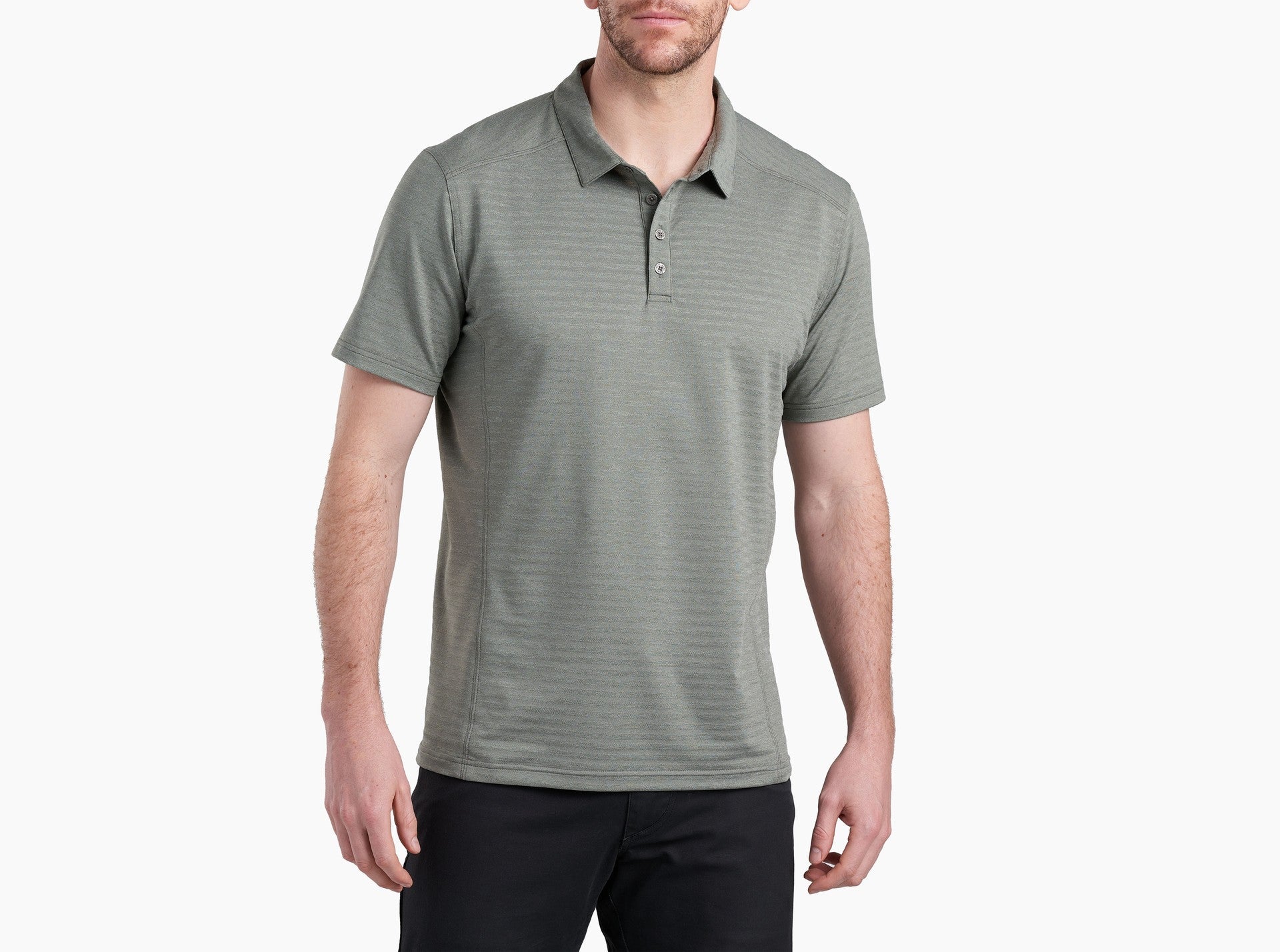 Mens AirKuhl Polo SUMG Summit Gray