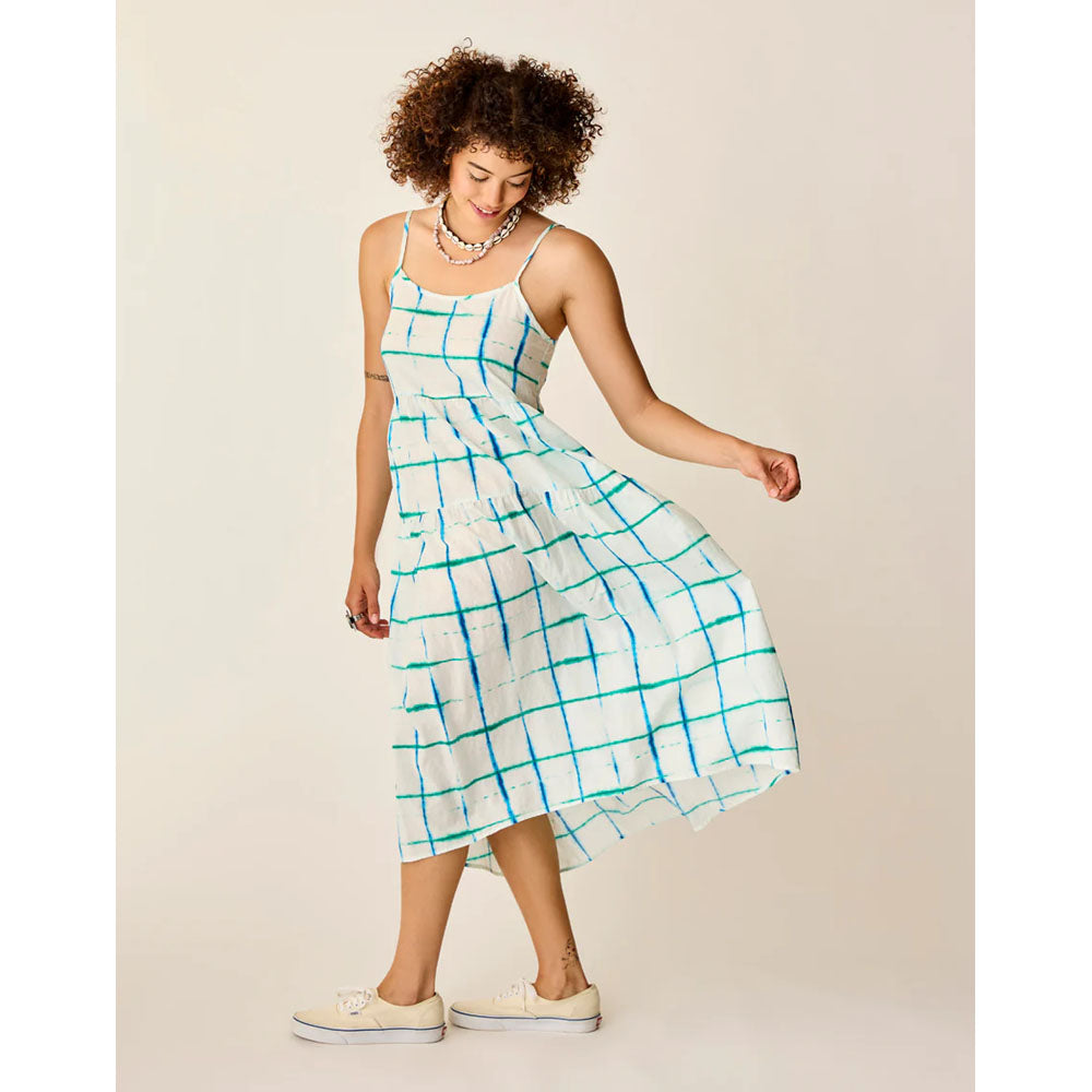 Carve Designs Womens Jacey Textured Dress Blue Aura