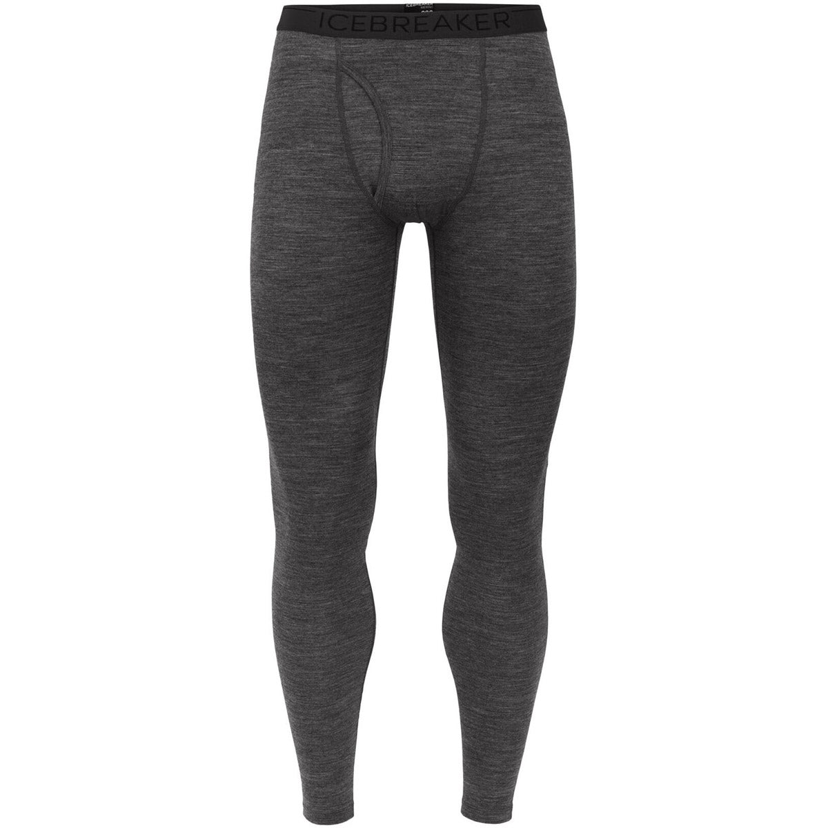 Icebreaker Men's Merino 200 Oasis Leggings with Fly Gritstone Heather