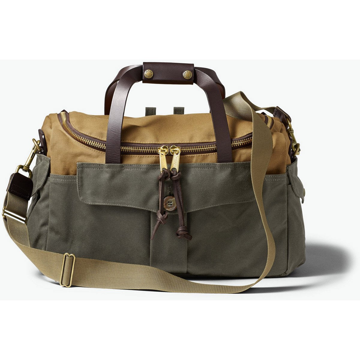 Filson Heritage Sportsman Bag-11070073_Tan/Otter Green