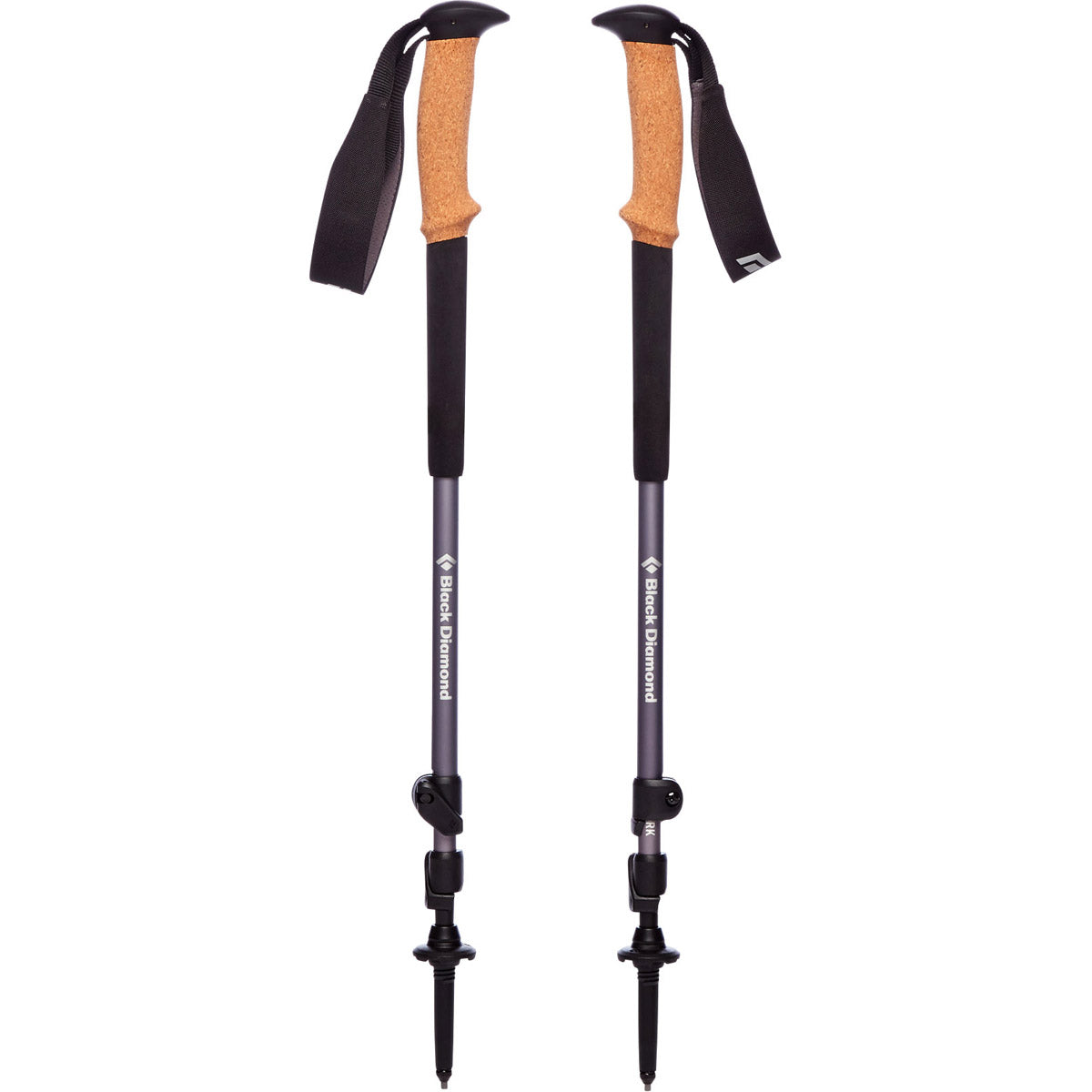 Black Diamond Trail Cork Trekking Poles Granite