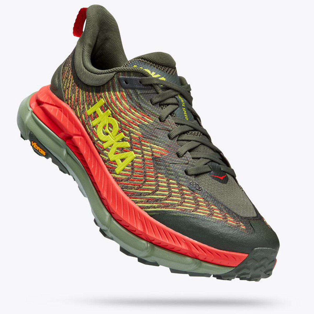 Hoka Men's Mafate Speed 4 Thyme/Fiesta