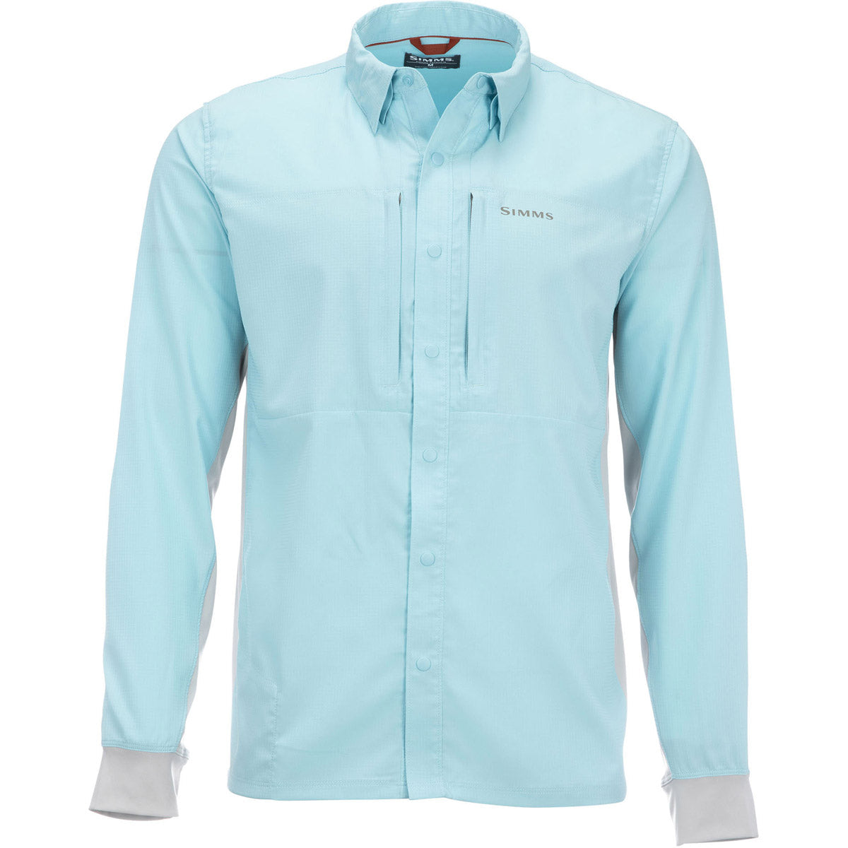 Simms Fishing Men&#39;s Intruder BiComp Fishing Shirt Laguna