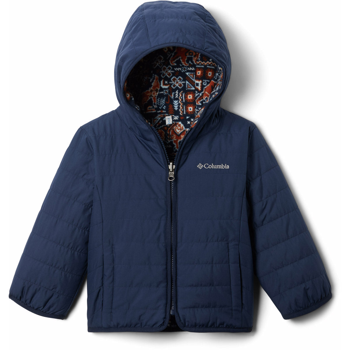 Columbia Infant Double Trouble Reversible Jacket Collegiate Navy