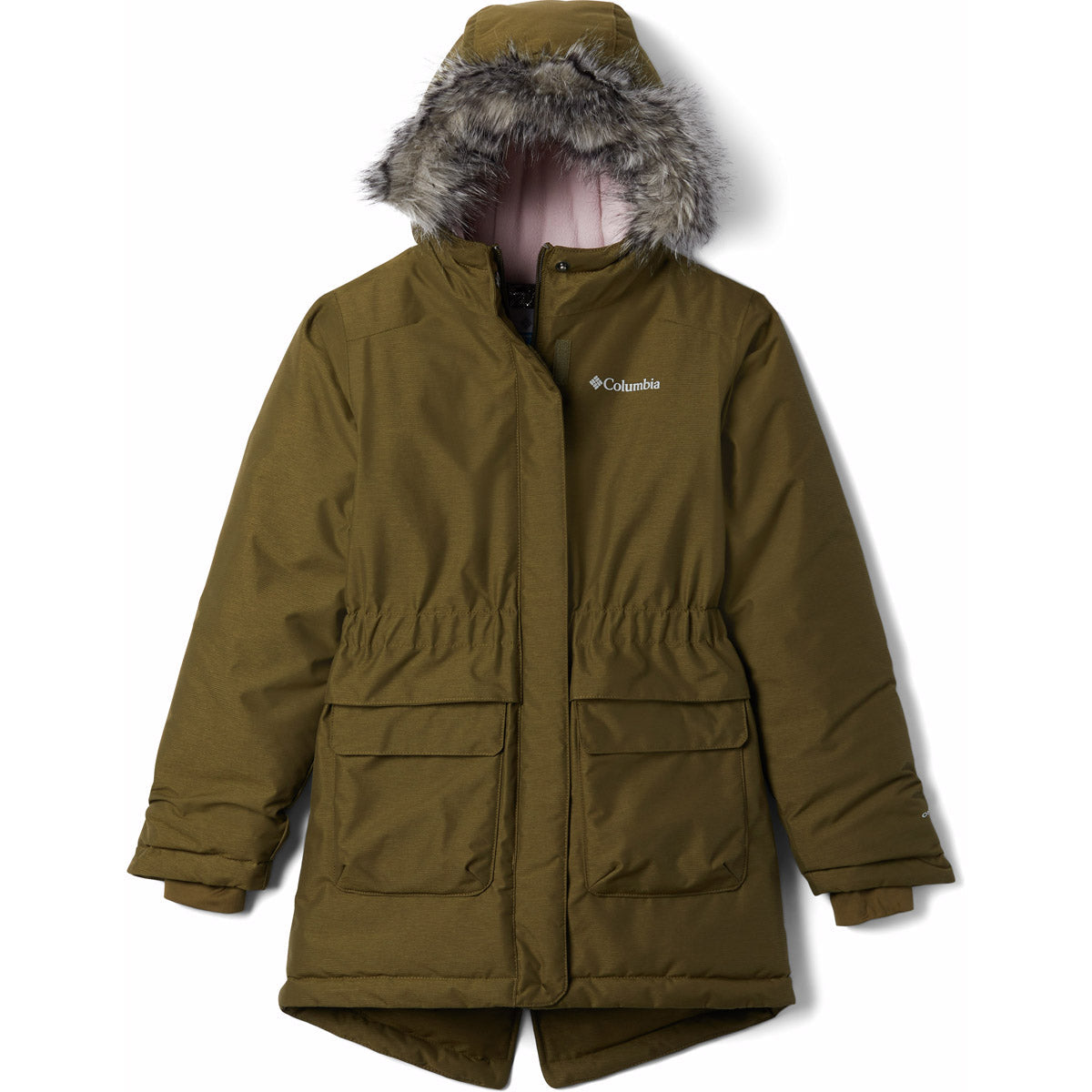 Columbia Girls' Nordic Strider Jacket New Olive Heather