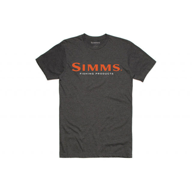 Simms Fishing Men's Simms Logo T-Shirt Charcoal Heather