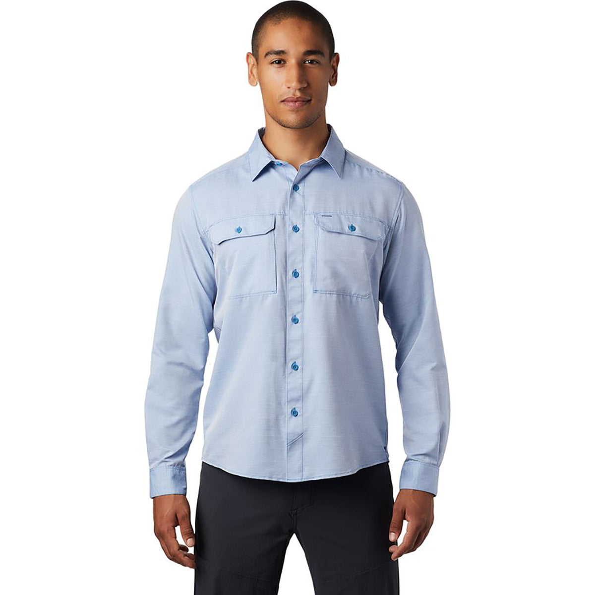 Mountain Hardwear Men&#39;s Canyon Long Sleeve Shirt Deep Lake