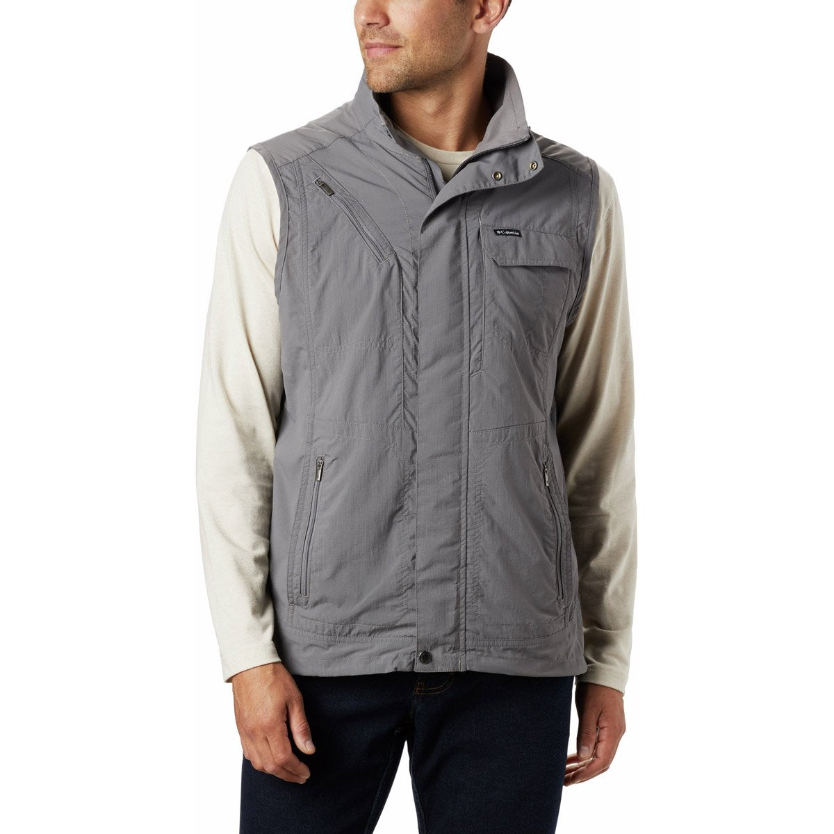 Columbia Men&#39;s Silver Ridge II Vest City Grey