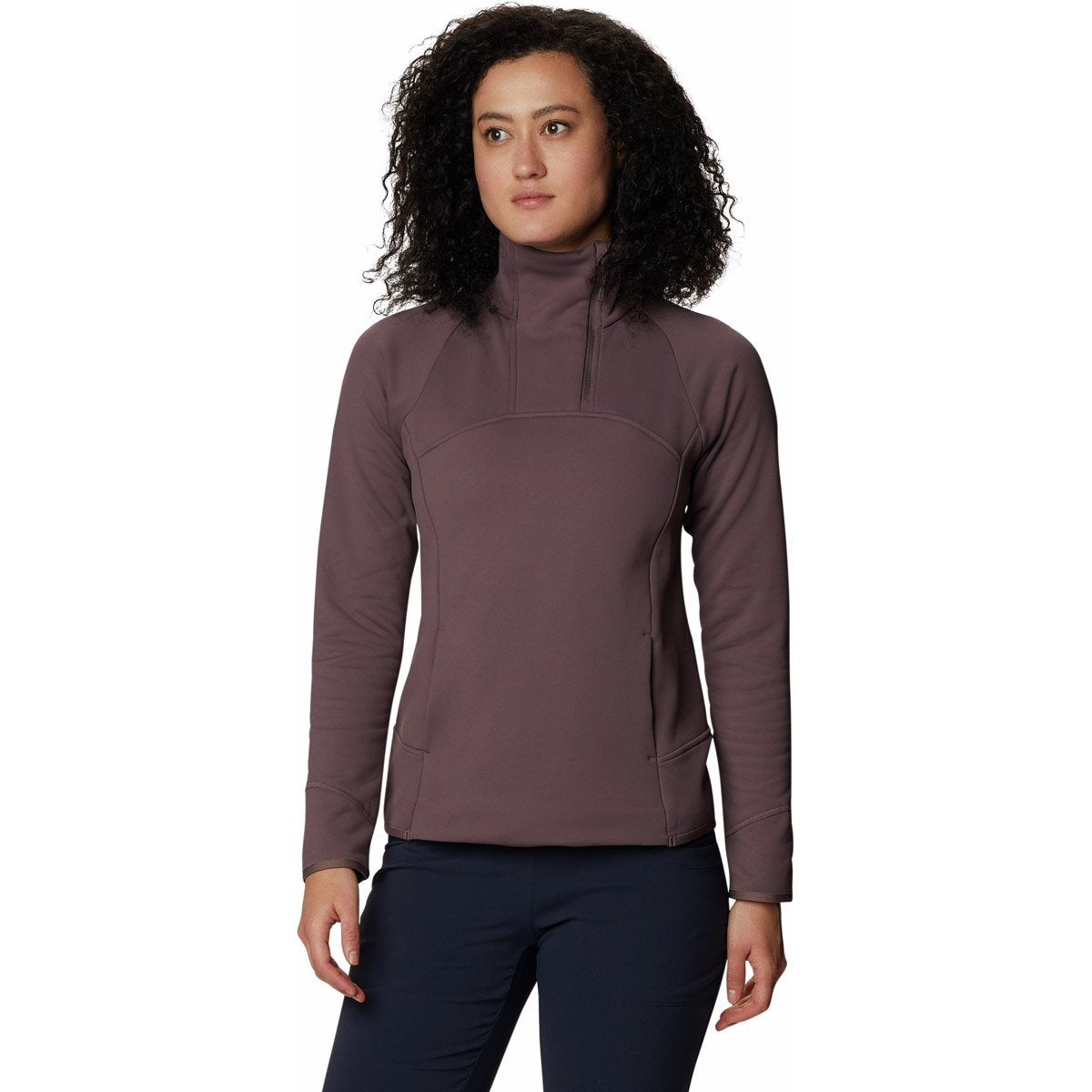 Mountain Hardwear Women's Frostzone 1/4 Zip Warm Ash