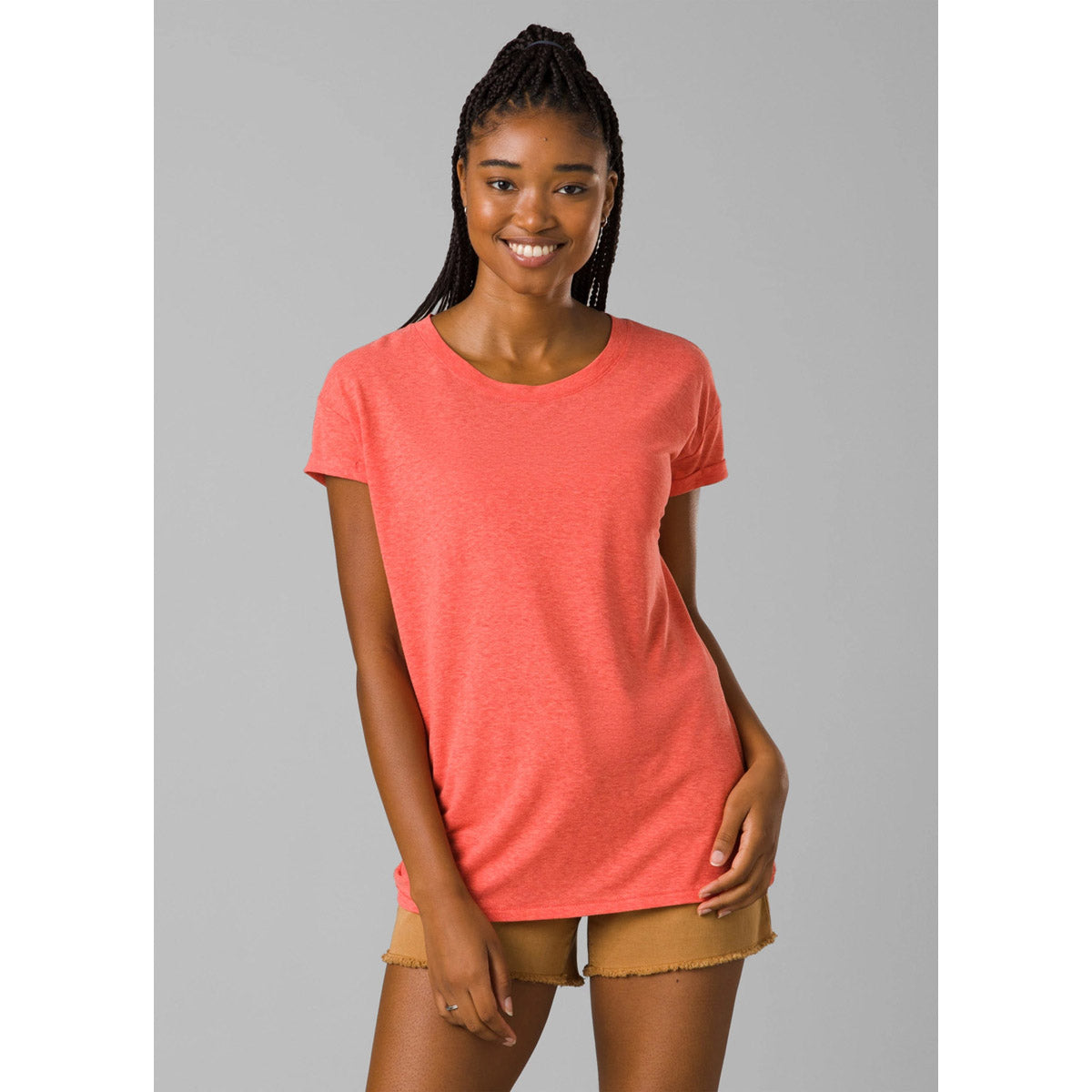 Prana Women's Cozy Up T-shirt Fresca Heather