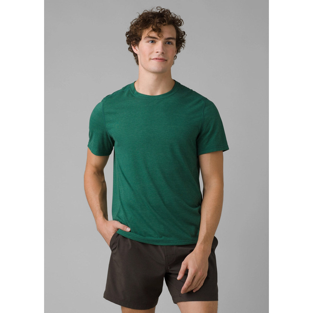 Prana Men&#39;s Prospect Heights Crew Deep Pine