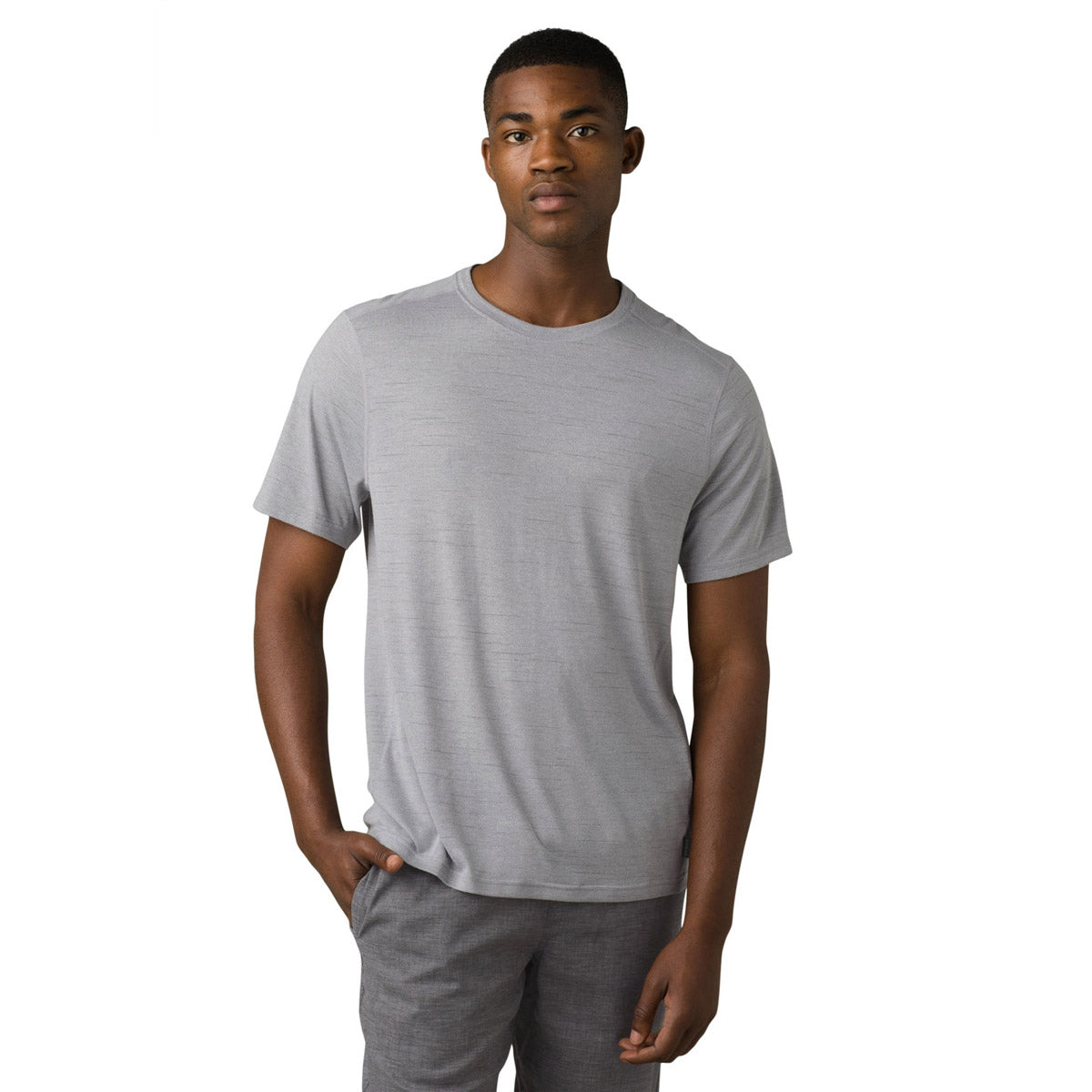 Prana Men&#39;s Prospect Heights Crew Grey